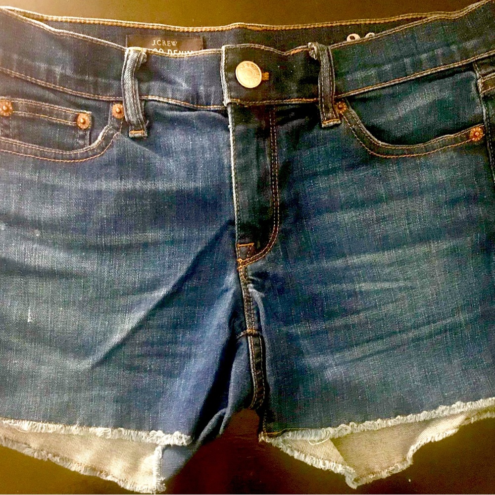 SUPER CUTE! J CREW SZ 26 CUT OFF SHORTS!